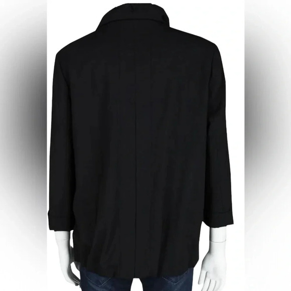 Alice +  Olivia Black Ruffle Jacket Blazer, Size Small - Picture 10 of 17